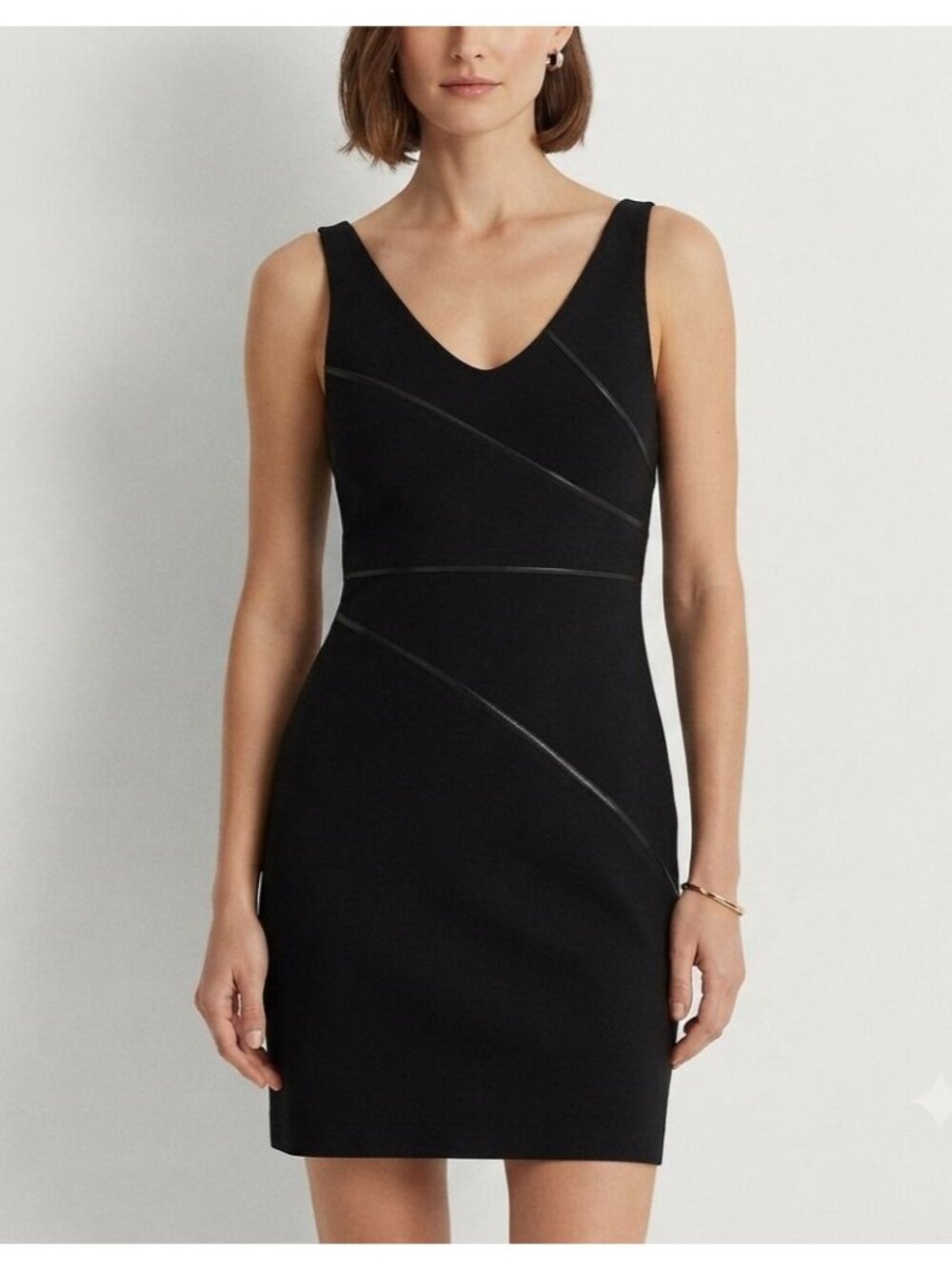 Women's - Theory Dora Black Stretch Knit Mini Dress, Size 2